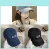Classic Denim Baseball Cap For Women Men With Adjustable Fit And Wide Brim For Casual Wear