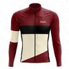Autumn and Winter Men's and Women's Bicycle Clothes, Warm Fleece Long-sleeved Mountain Bike Cycling Clothes, Road Bicycles, Windproof Outside