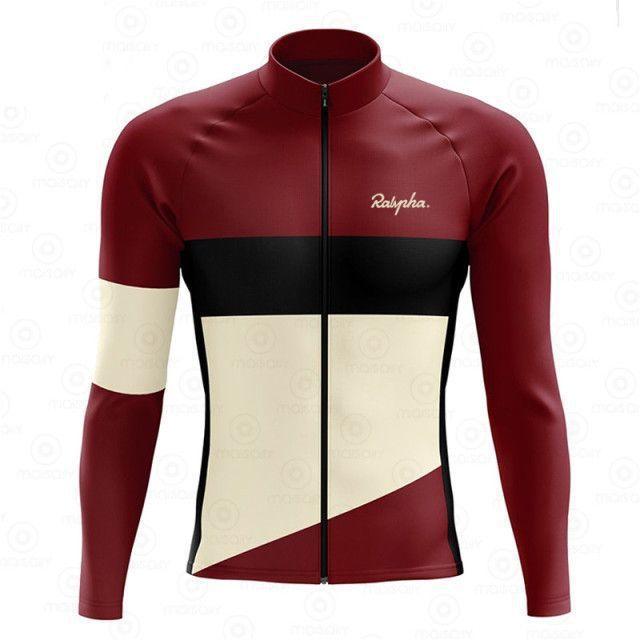 Autumn and Winter Men's and Women's Bicycle Clothes, Warm Fleece Long-sleeved Mountain Bike Cycling Clothes, Road Bicycles, Windproof Outside