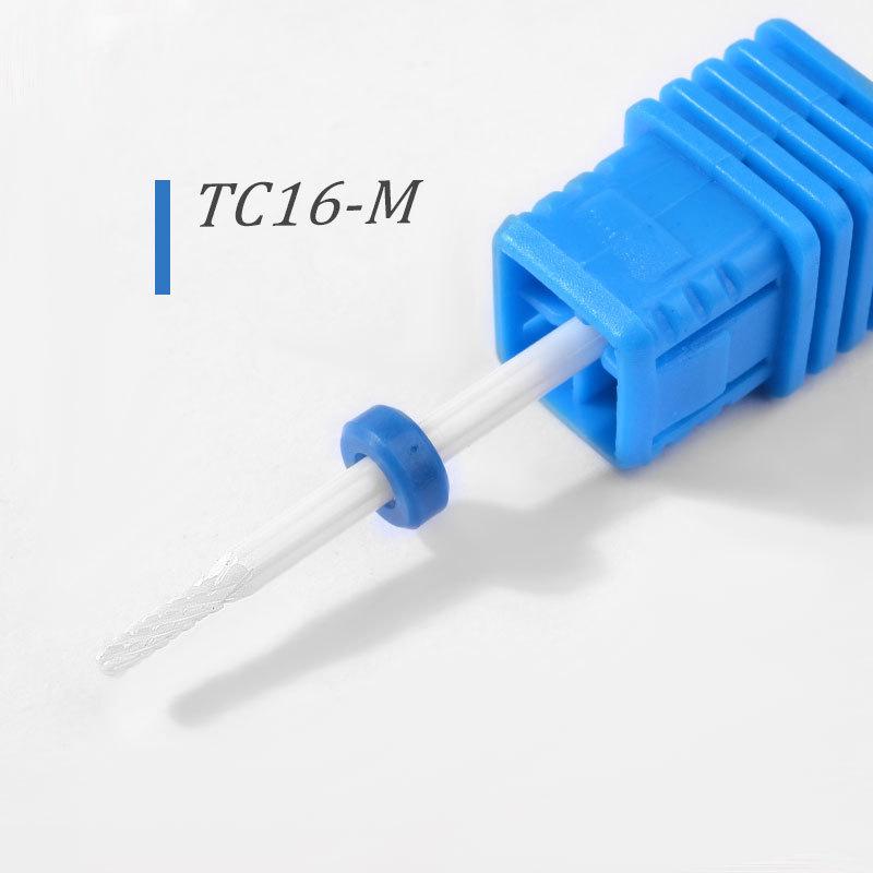 Ceramic Bullet-Shaped Nail Drill Bit for Nail and Dead Skin Removal
