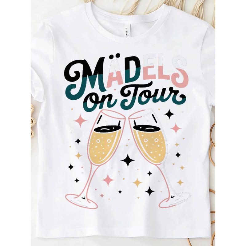 Girls on Tour Hen Party T-Shirt for Men Women Unisex All Season Funny T-Shirt