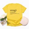 Unagi Total Self Awareness Tshirt Friends Fan T-shirt Unagi Ross Funny T Shirt Unisex Graphic T Shirts Print Casual Tees Top Unisex