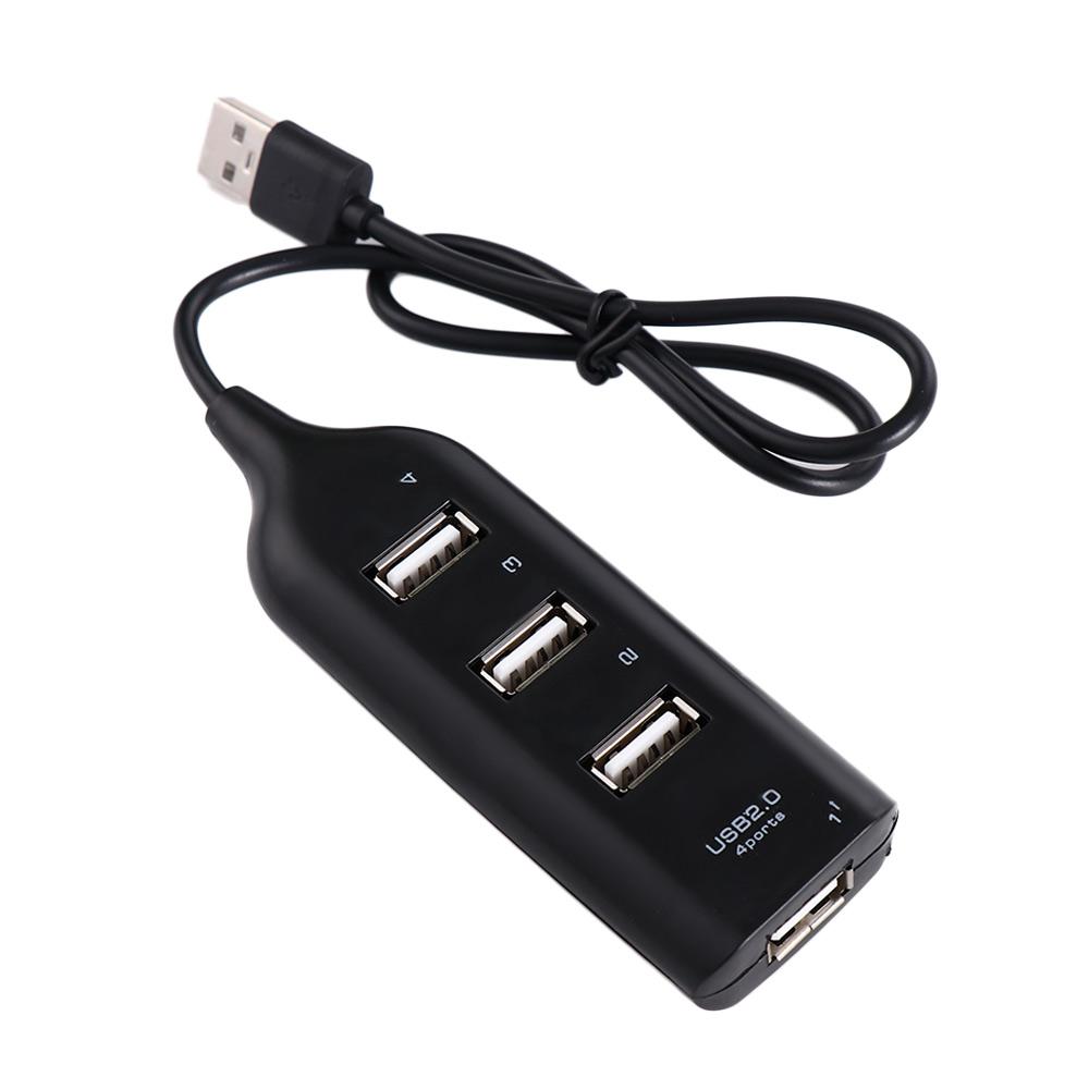 Computer Accessories Hub Adapter Notebook Receiver USB Splitter Multiple Expander 4 Port USB 2.0 Hub Power Adapter USB Hub