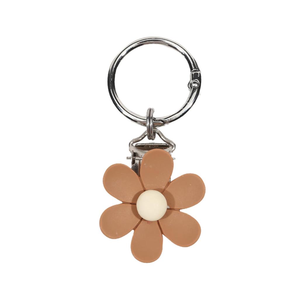 Bag Decoration Clip Colored Resin Simulated Sunflower Travel Hat Clip Women Girl Multifunctional Sunglasses Hanging Clip