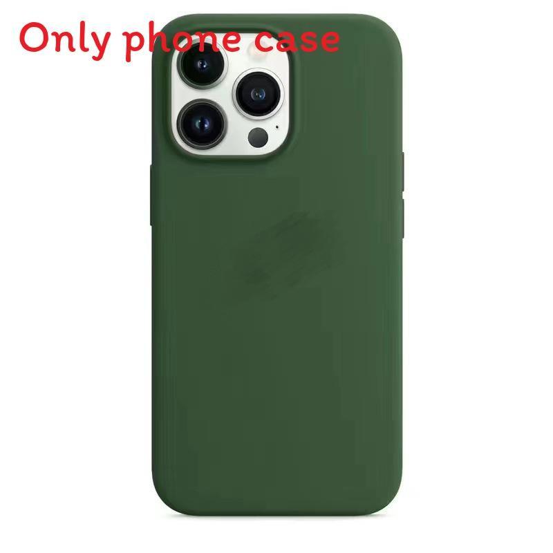 Silicone Liquid Magnetic Phone Case With Shock Absorption For Iphone Pro 13