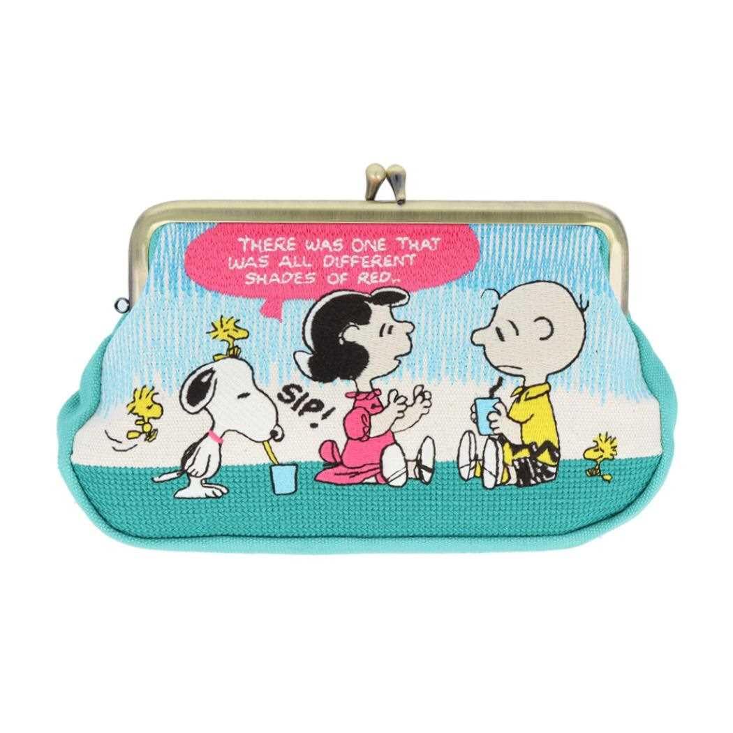 Канцелярская косметичка Snoopy с вышитой застежкой и Juice S1427520 Сумка Sun-Star,