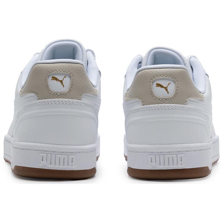 Puma Caven 2.0 Lux Comfortable Versatile Low-Top Sneakers Unisex Sneakers White 395016-07