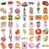 10/30/50pcs Vintage Mediterranean Tomato Graffiti Stickers Retro Aesthetics Decals DIY Laptop Journal Watercolor Cartoon Sticker