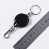 Fashion Flexible Keychain Key Ring Wire Rope Chain Stretched Bag Wallet Decor