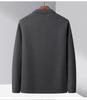 Men's Winter Plus Velvet Cardigan Jacket for Middle-Aged & Elderly - Warm Inner Cotton Layer for Dads