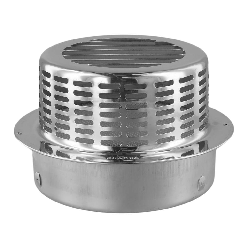 Stainless Steel Water Heater Chimney Cap Air Vent Ducting Ventilation Exhaust Grille Cover Outlet Heating Cooling Vents Cap