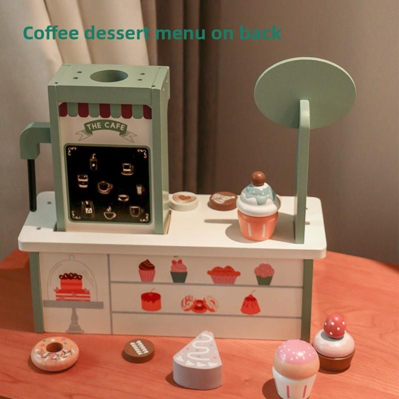 Store Wooden Convenience Toy With Pastry Design For Gift Kids