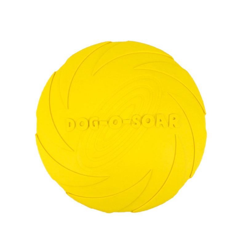 Rubber Pet Dog Flying Discs Saucer Toys Small Medium Funny Dog Puppy Agile Training Toys Flying Disk