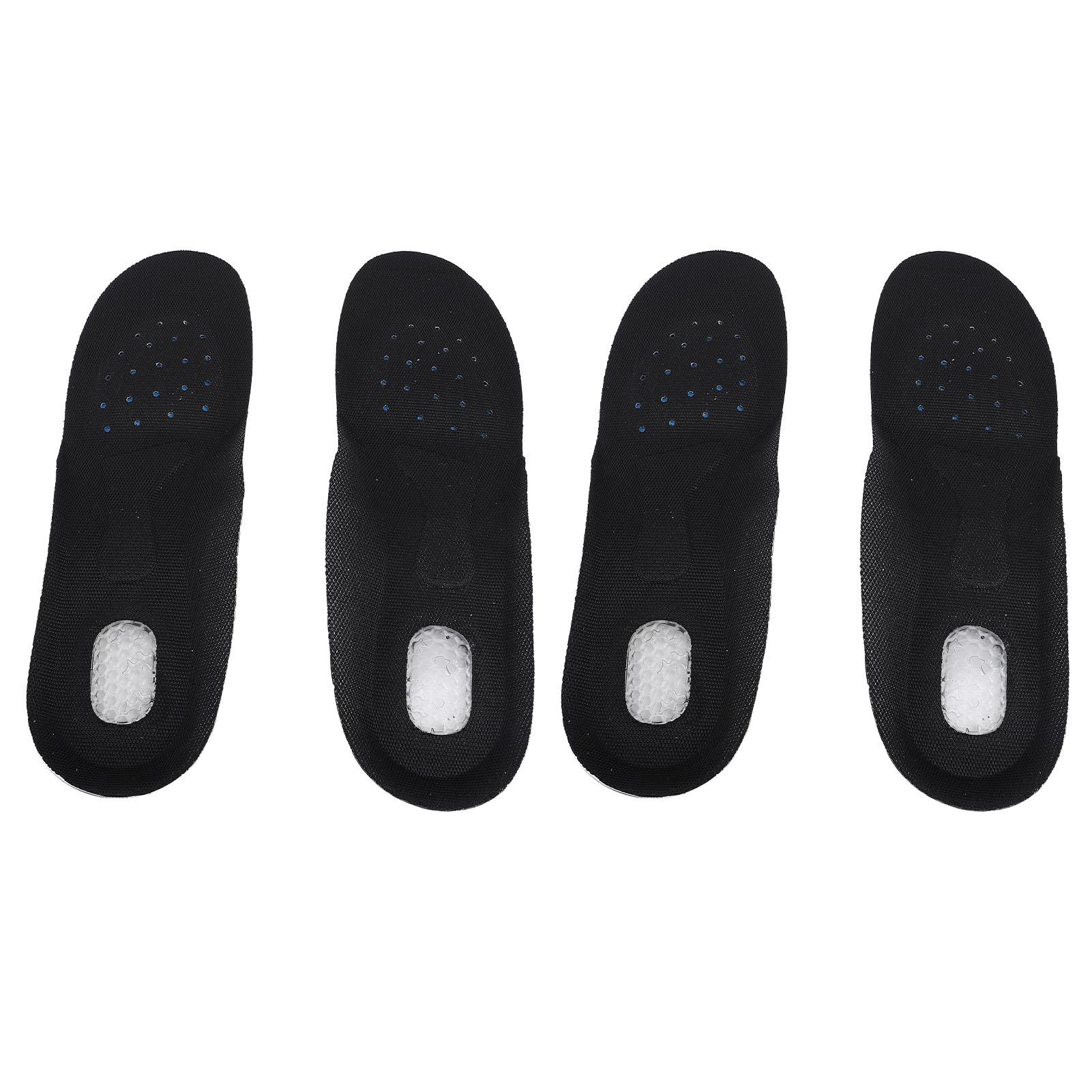 

2 Pairs Cloth Fabric Insoles Cuttable Breathable Anti Slip Wear Resistant Foot Inserts Insoles for