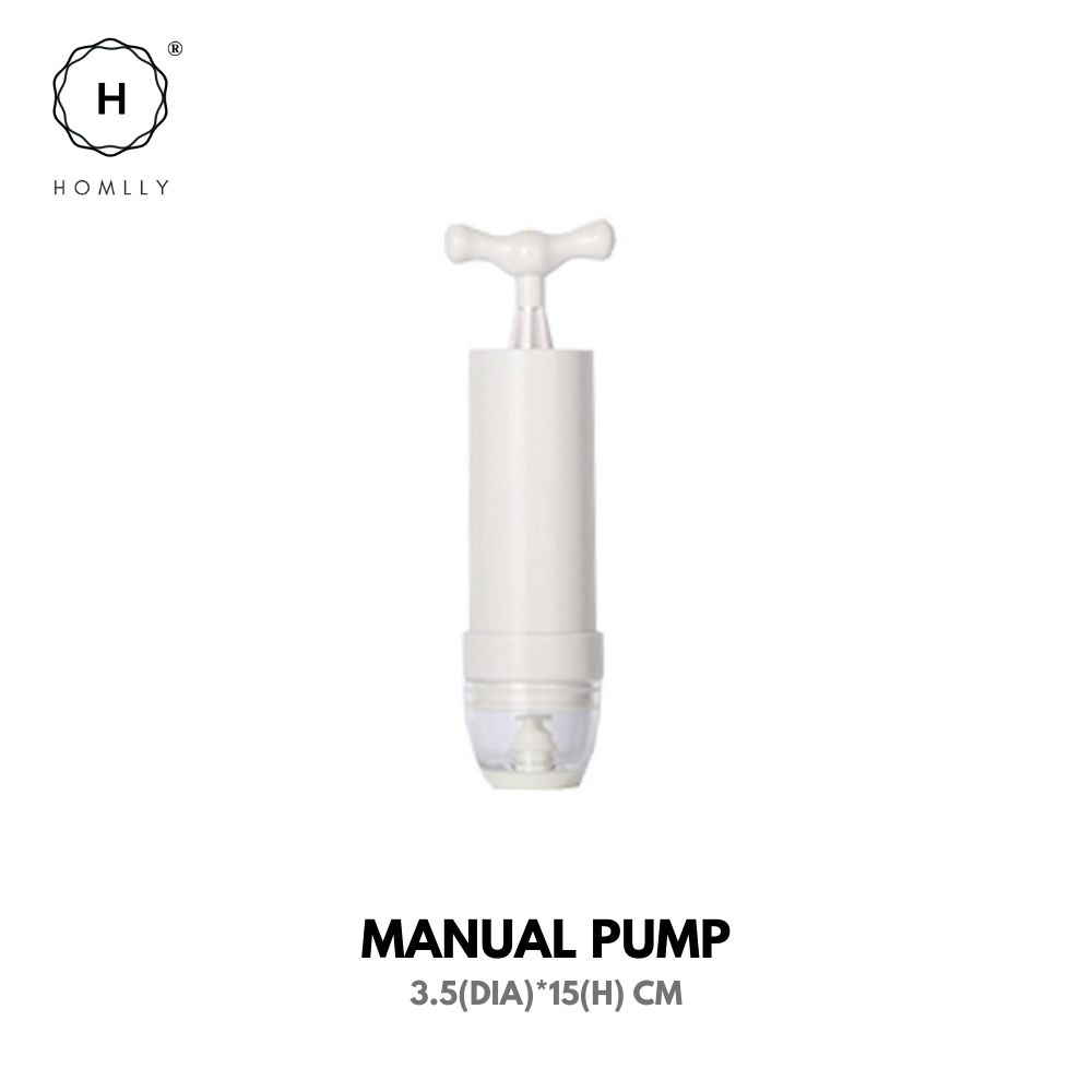 Homlly Reusable Sous Vide Food Vacuum with Portable Electric Vacuum Sealer Pump