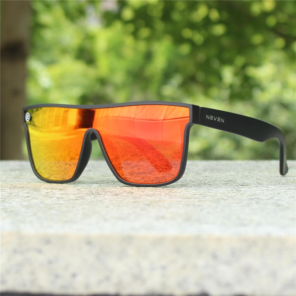 NEVEN Iridescent Polarized Cycling Glasses - Large Frame, Wind & Sand Protection Sunglasses