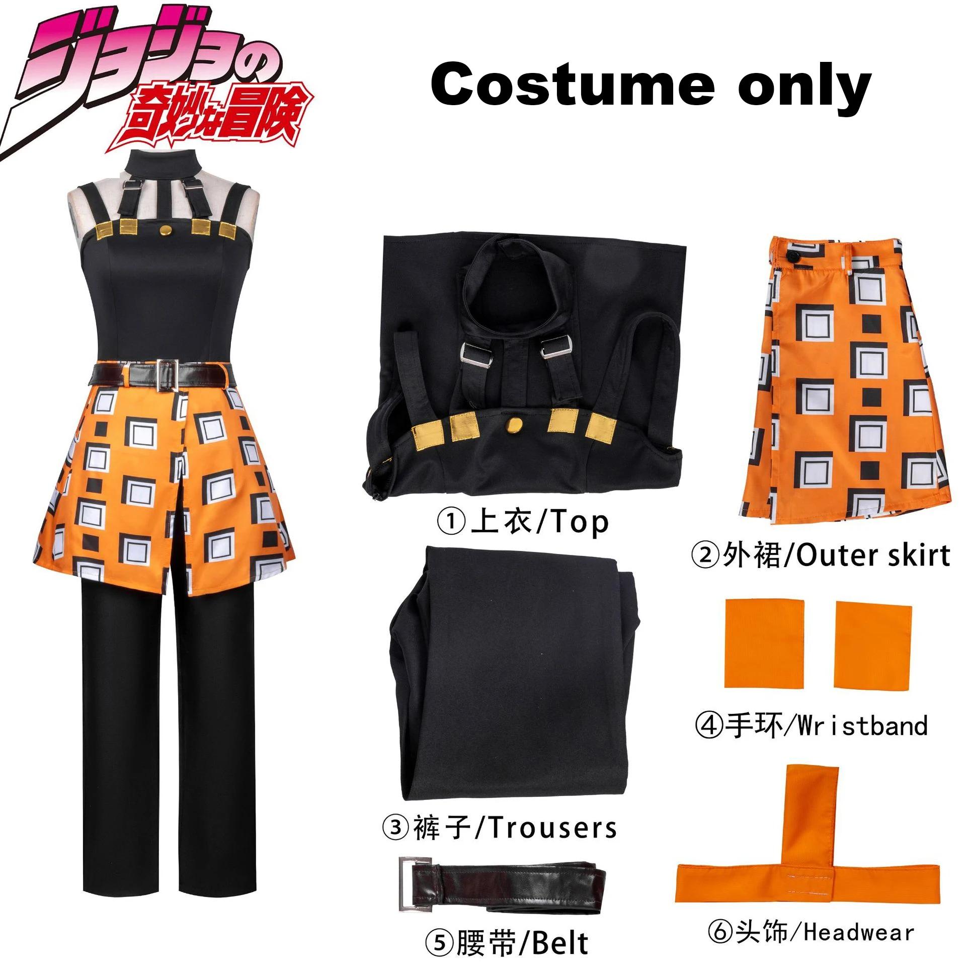 JoJo Bīstamie Piedzīvojumi Narancia Ghirga Cosplay