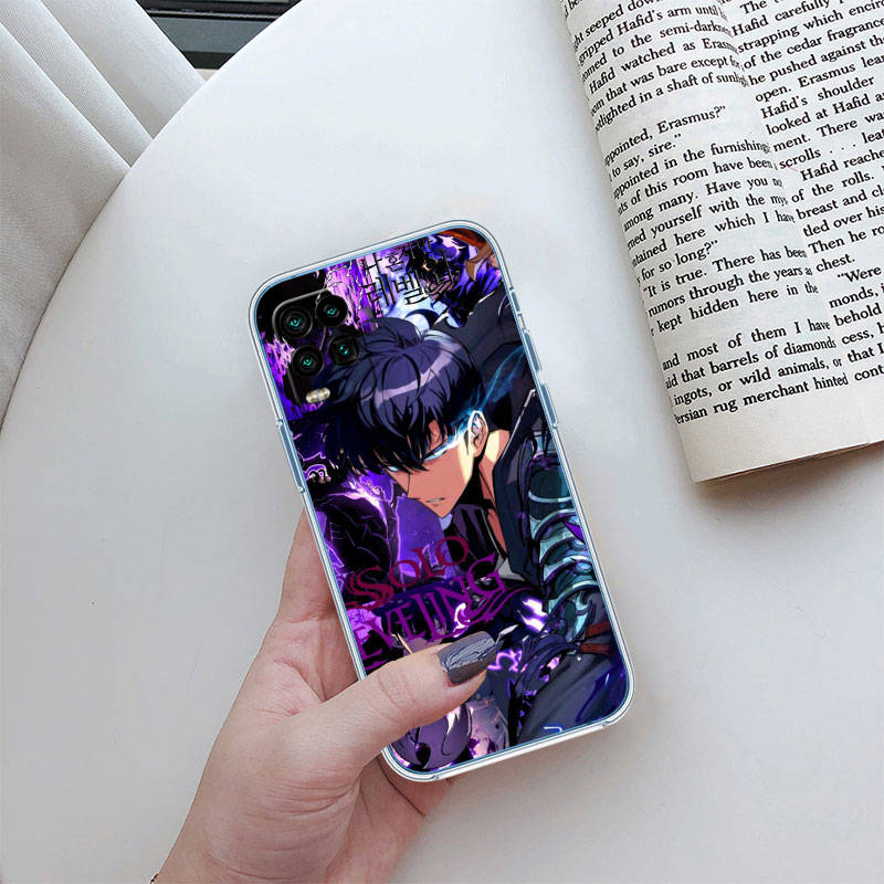 JO51 Solo Leveling Handyhülle für Motorola E22S E7 G6 G7 G8 G9 Plus Power Play G10 G20 G04 E30 E40 E22 E20 E13 G22 G23 G Stylus Play