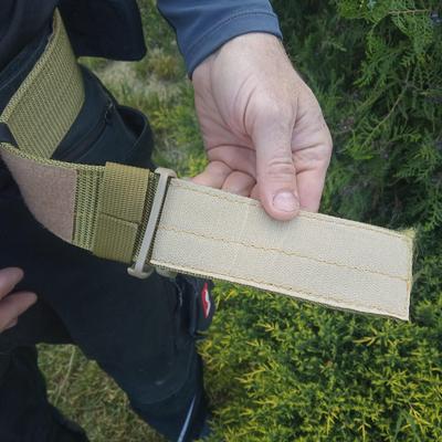 Cintura tattica originale HSSEE, cintura tattica rigida per PC, fibbia magnetica a sgancio rapido, cintura militare, accessori sportivi in ​​vero nylon morbido