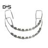 Temporary Tooth Decoration with Metal Wires Brackets Orthodontic Ligatures Orthodontists Explain Dental Students Practice Props