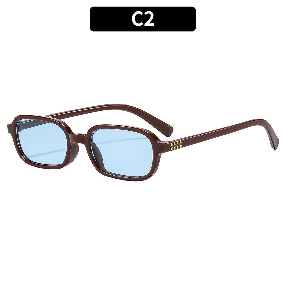 Małe kwadratowe okulary przeciwsłoneczne z soczewkami UV400, lekkie, unisex, markowe designerskie okulary przeciwsłoneczne do jazdy, na zewnątrz