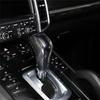 Authentic Car Styling Black Carbon Fiber Gear Shift Head Cover Sticker For Porsche Cayenne 2011-2017 Replacement Parts Accessori