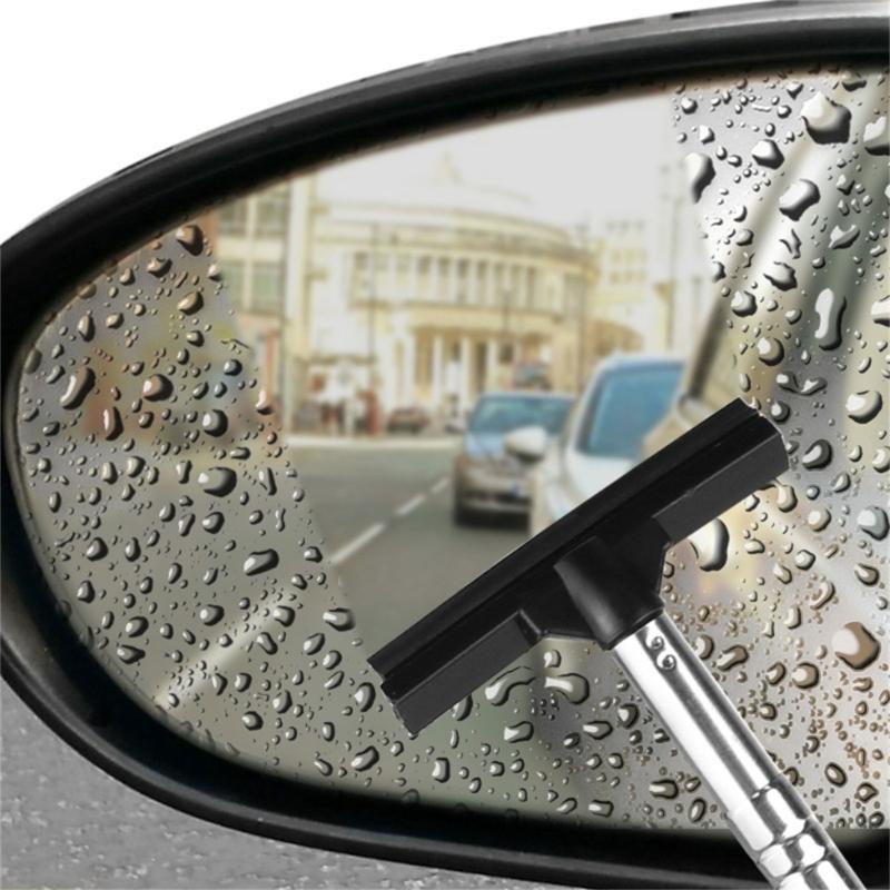 5pcs Telescopics Rearview Rain Squeegee Extendable Rearview Rain Wipers for Safe Driving Experience