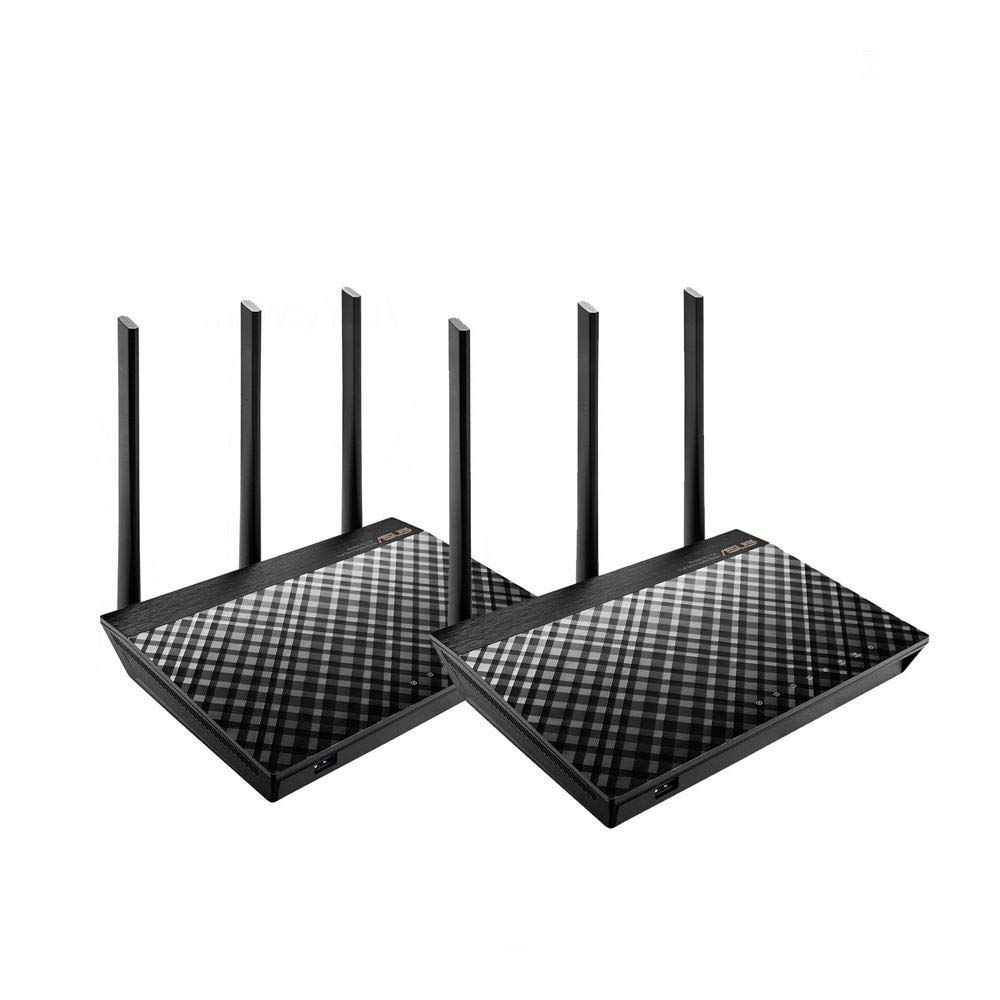 

Бездротовий маршрутизатор ASUS WiFi Dual Band Mesh 2 Pack із 1300+600 Мбіт/с RT-AC67U [3-Story/4LDK] [Сумісність з PS5/Nintendo Switch/iPhone/android]