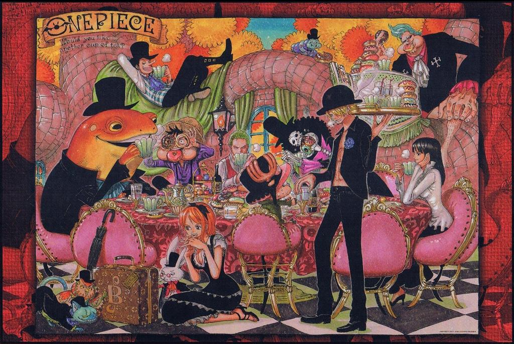 ONE PIECE Jigsaw Puzzle you like another cup of JF2011 1000 pieces ~Would tea?~