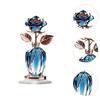 2D Flower Acrylic Sign Decorative Plaque Artwork Desktop Display Table