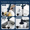 Toilet Plunger Clog Remover High Pressure Air Drain Blaster for Kitchen Bathroom Pipe Unblocker
