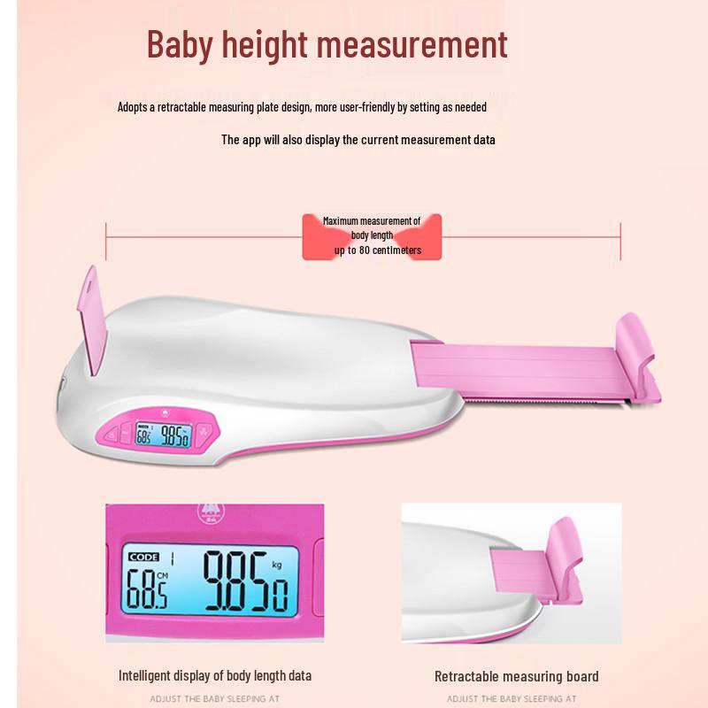 Xiangshan Smart Bluetooth Rechargeable Baby Scale - Electronic Height & Weight Scale for Newborns