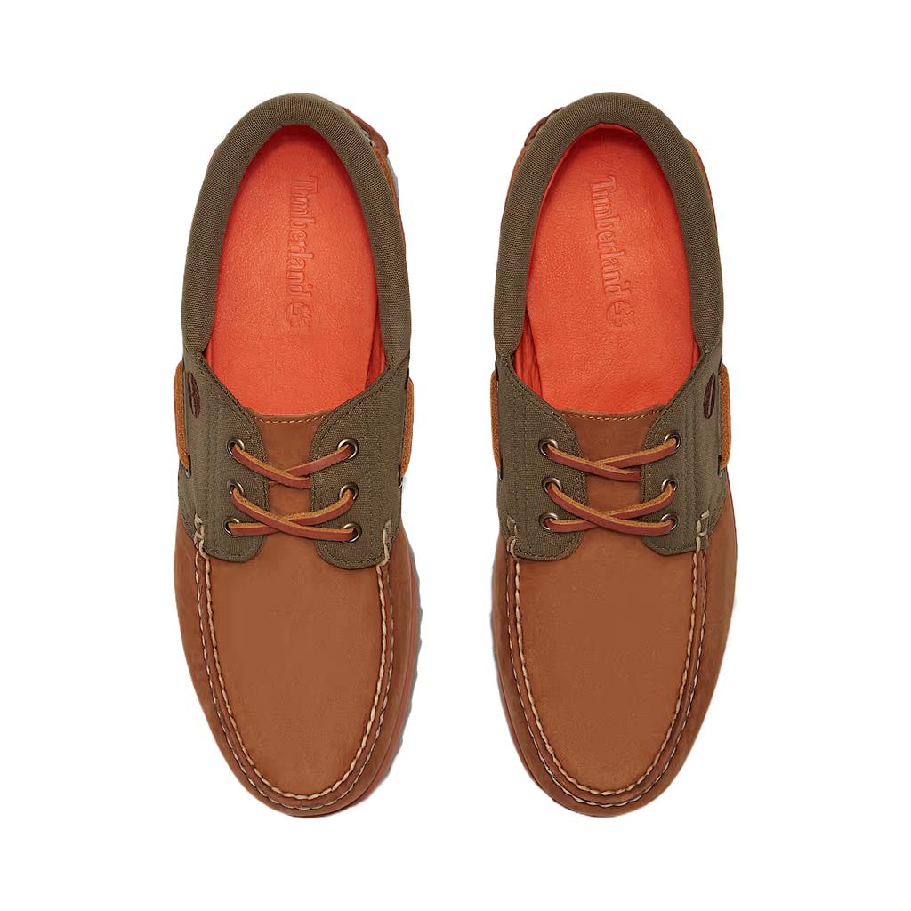 Timberland Authentics Series Comfortable Versatile Simple Fashion Boat Shoes Men Shoes Brown TB0A6DXWEM5