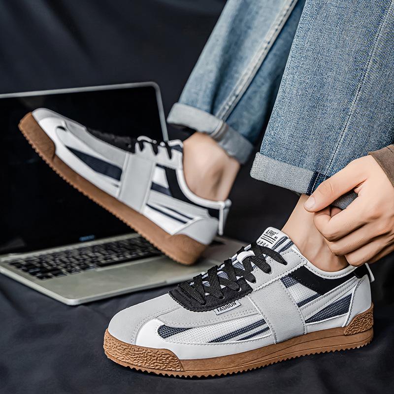 Sommer atmungsaktive Herrenschuhe lässig vielseitig täglich Forrest Gump Schuhe Mode hoher Sinn Internet-Berühmtheit gleiche Farbabstimmung bequem trendig