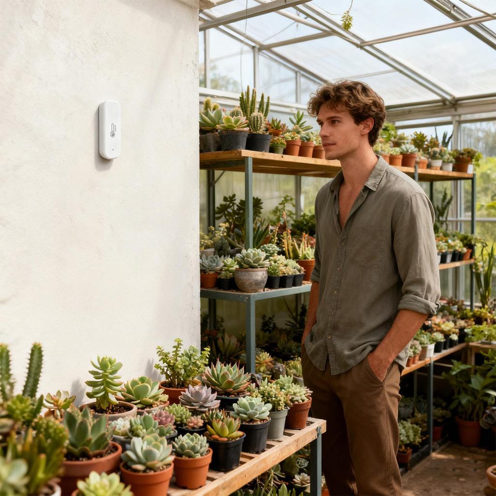 Humidity Sensor Smart Precise Wireless Remote Remote Temperature Monitor WiFi For Bedroom Bathroom Kitchen Home Dormitory Hotel