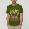 Vengo dalla Bosnia Portami in America T-shirt Bosniaca Estate Magliette in Cotone Per Unisex Maglietta Maniche Corte Y2K Abbigliamento Casual