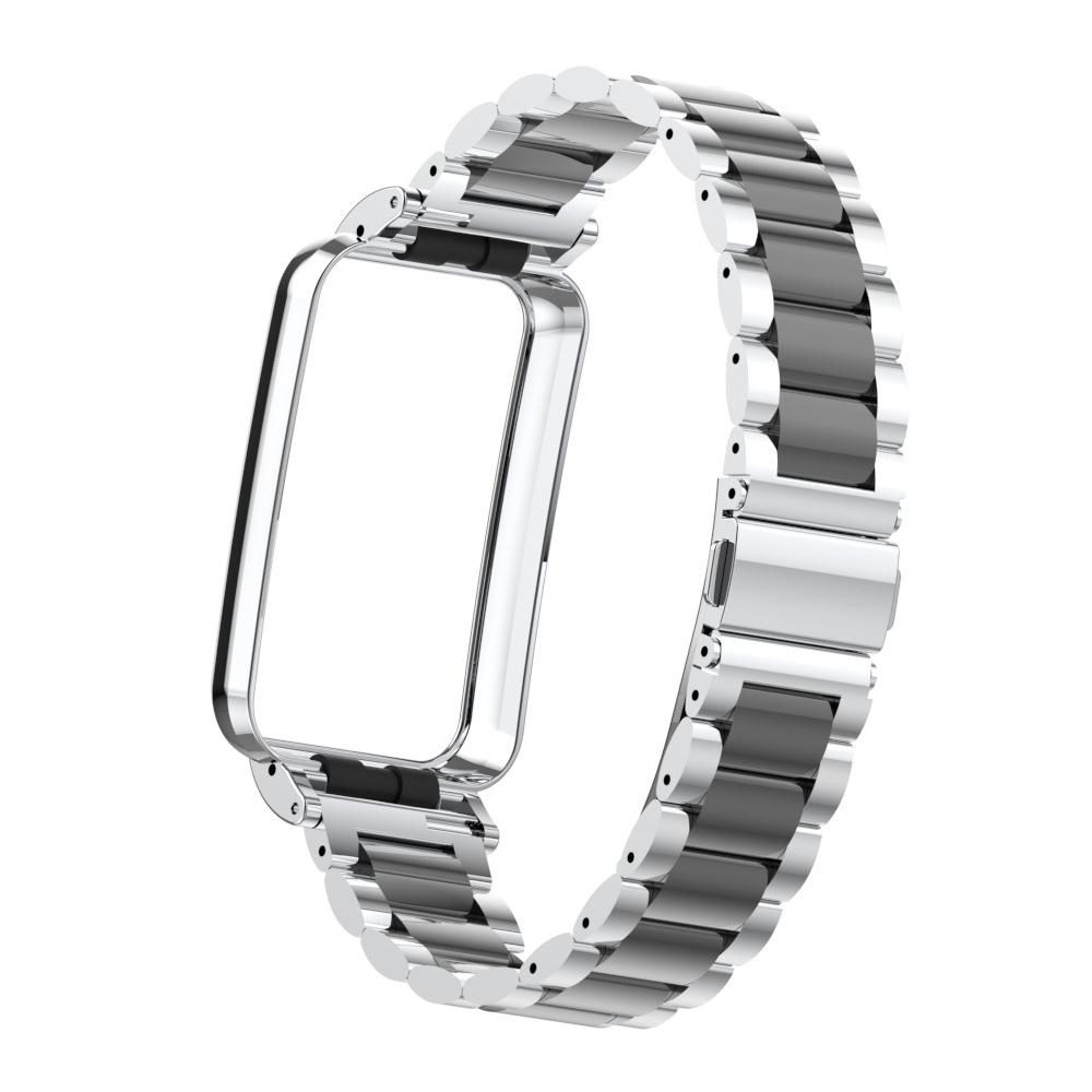 Ramka ochronna Watchband Metalowa obudowa Bransoletka Pasek ze stali nierdzewnej dla Xiaomi Band 7 Pro