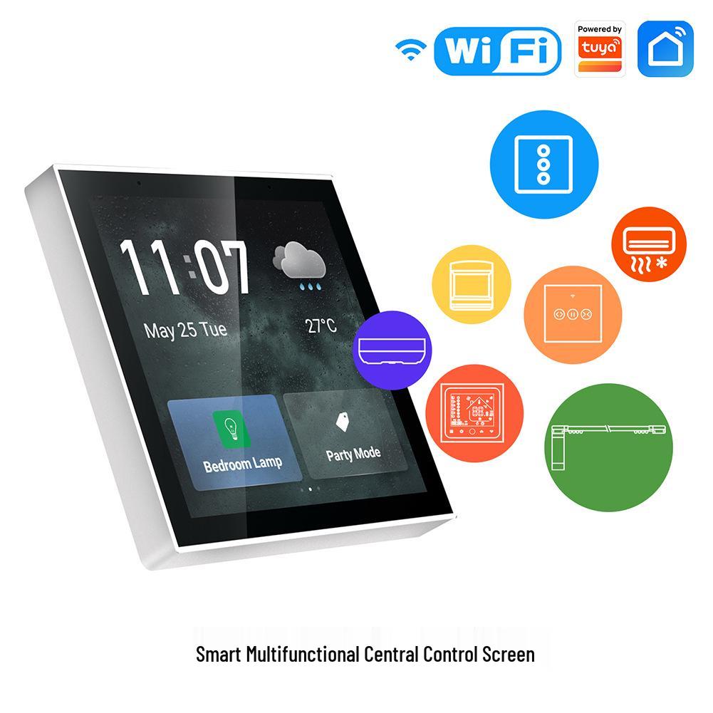 Tuya 4" Smart Gateway with Central Touchscreen, Android OS & Alexa Voice Control