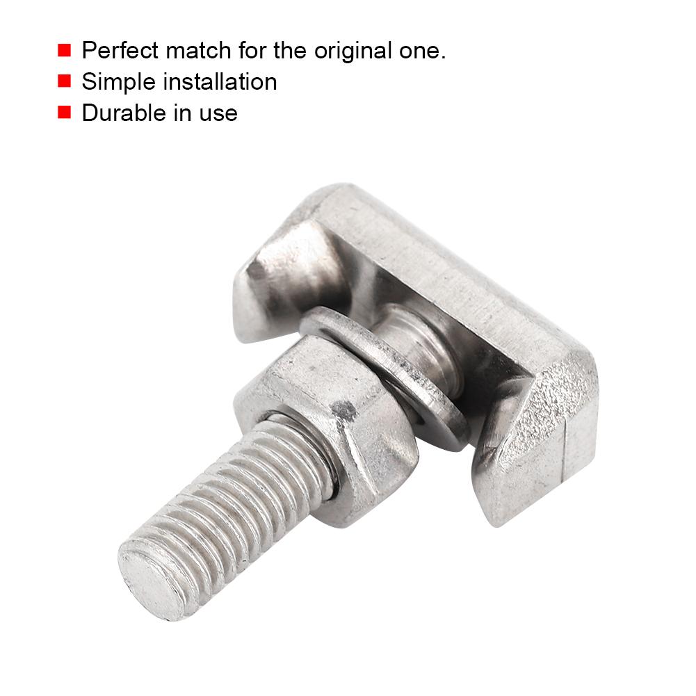 10pcs Stainless Steel T Bolt Auto Battery Cable Terminal Connectors 19116852 Fits for Cadillac