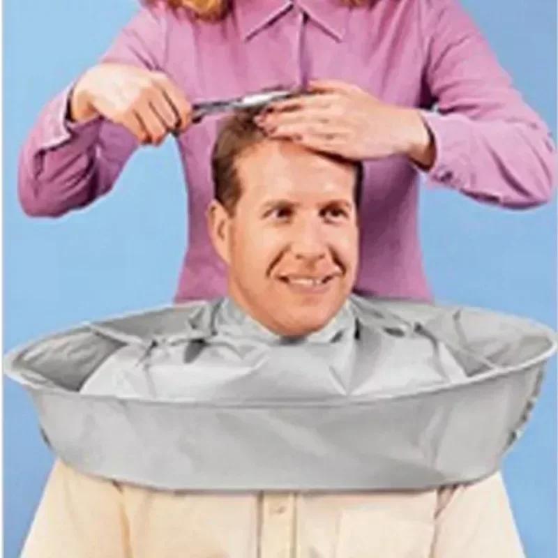 Hair Cut Umbrella&Hairdressing 3pcs/set Capes Haircut Cloak Cloth Hair Dye Three-Dimensional Breathable Household Haircut Tool