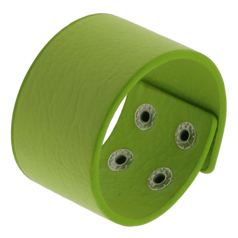 

Широкий браслет из нержавеющей стали на застежке: Панк Готический Браслет из ПУ кожи