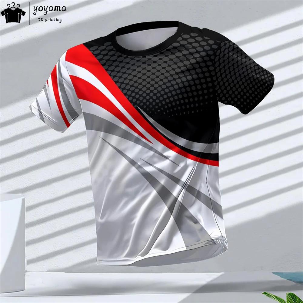 Tricouri grafice sport la modă de vară pentru bărbați, cu gât rotund, cu mânecă scurtă, respirabile