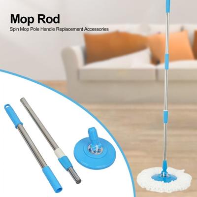 Mop Handle Convenient Hangable Thickened Floor Telescopic Replacement Household Supplies