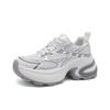 College Style Age Reducing Dad Shoes: Summer Comfortable and Versatile Mesh Shoes, Thick Soled Women's Casual Shoes