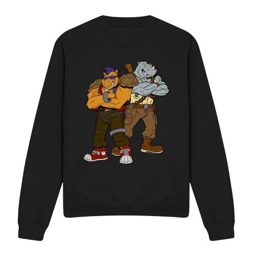 Teenage Mutant Ninja Turtles Unisex Adult Bebop & Rocksteady Sweatshirt
