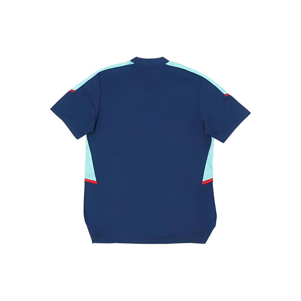 Adidas Arsenal Football Club 2021-2022 Season Champions League Training Jersey Player Version Short Sleeve Football Shirt Men Jersey Blue GT1193