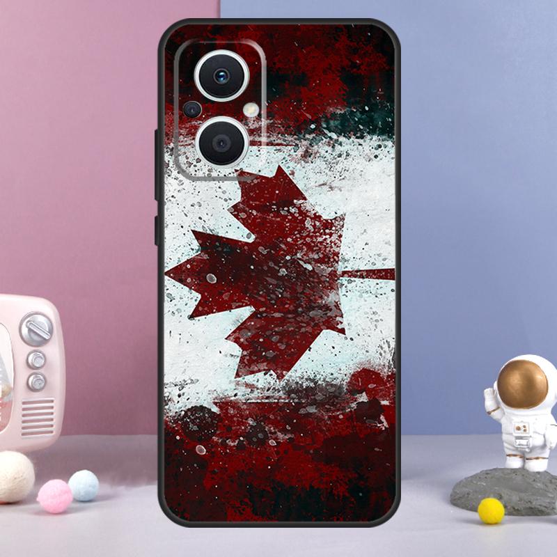 Canada Canadian Flag Funda For OPPO Reno 12 F 11F 13F 14F 10 11 13 14 Pro 7 8 Lite OPPO Find X9 X6 X5 X8 Pro Case