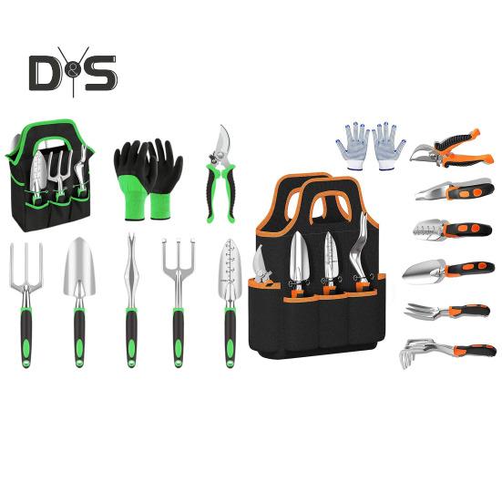 8 Pcs Gardening Tools Stainless Steel Hand Shovel Pruning Shears Garden Supplies with Storage Bag Gifts for Gardening Lovers