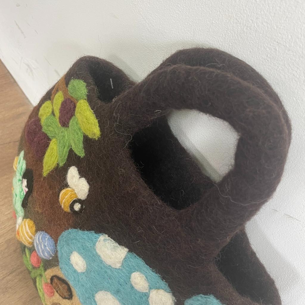 Fairy Garden Felted Bag