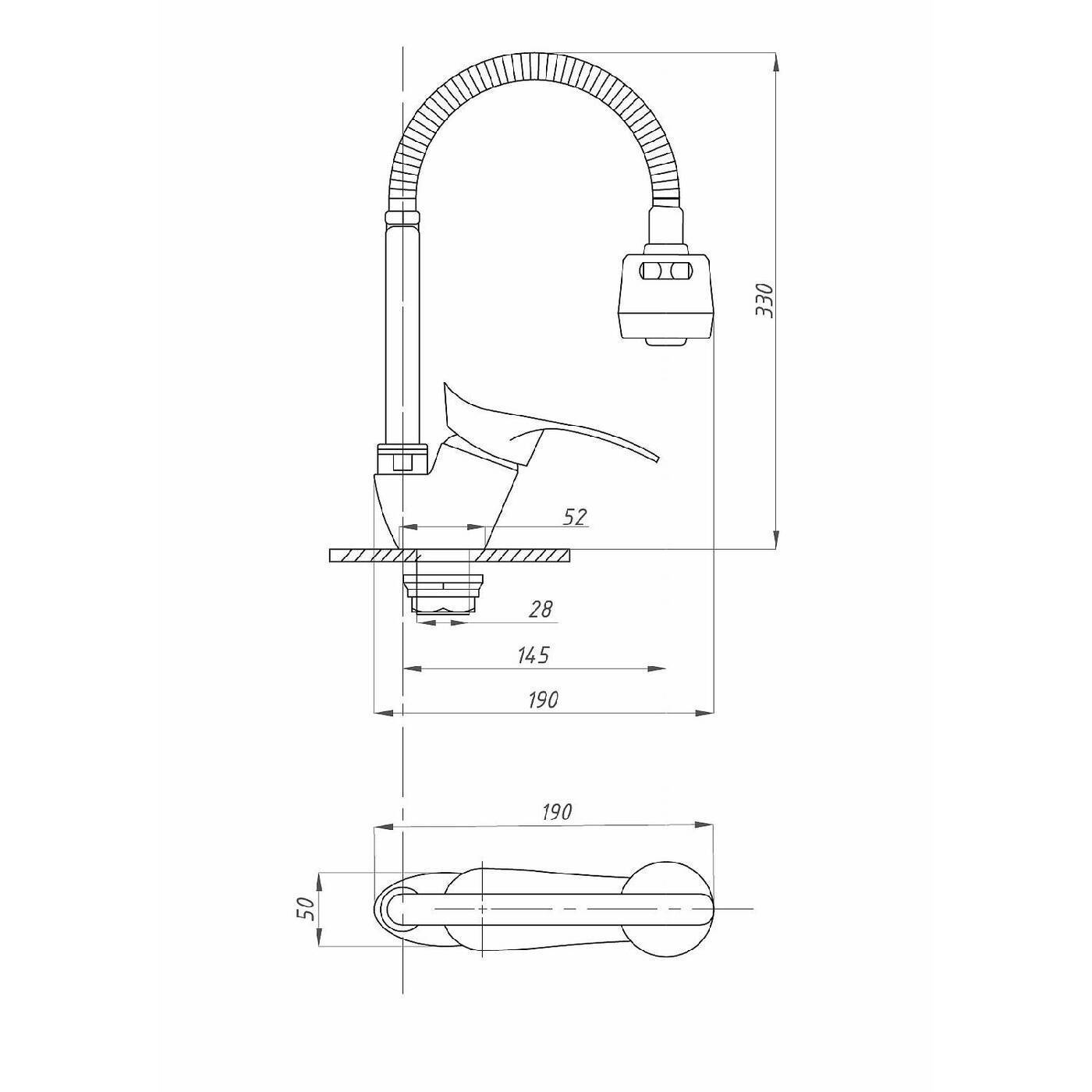 

Kitchen Faucet Fauzt Fzs-811-115